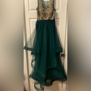 Elegant Green Tulle Dress